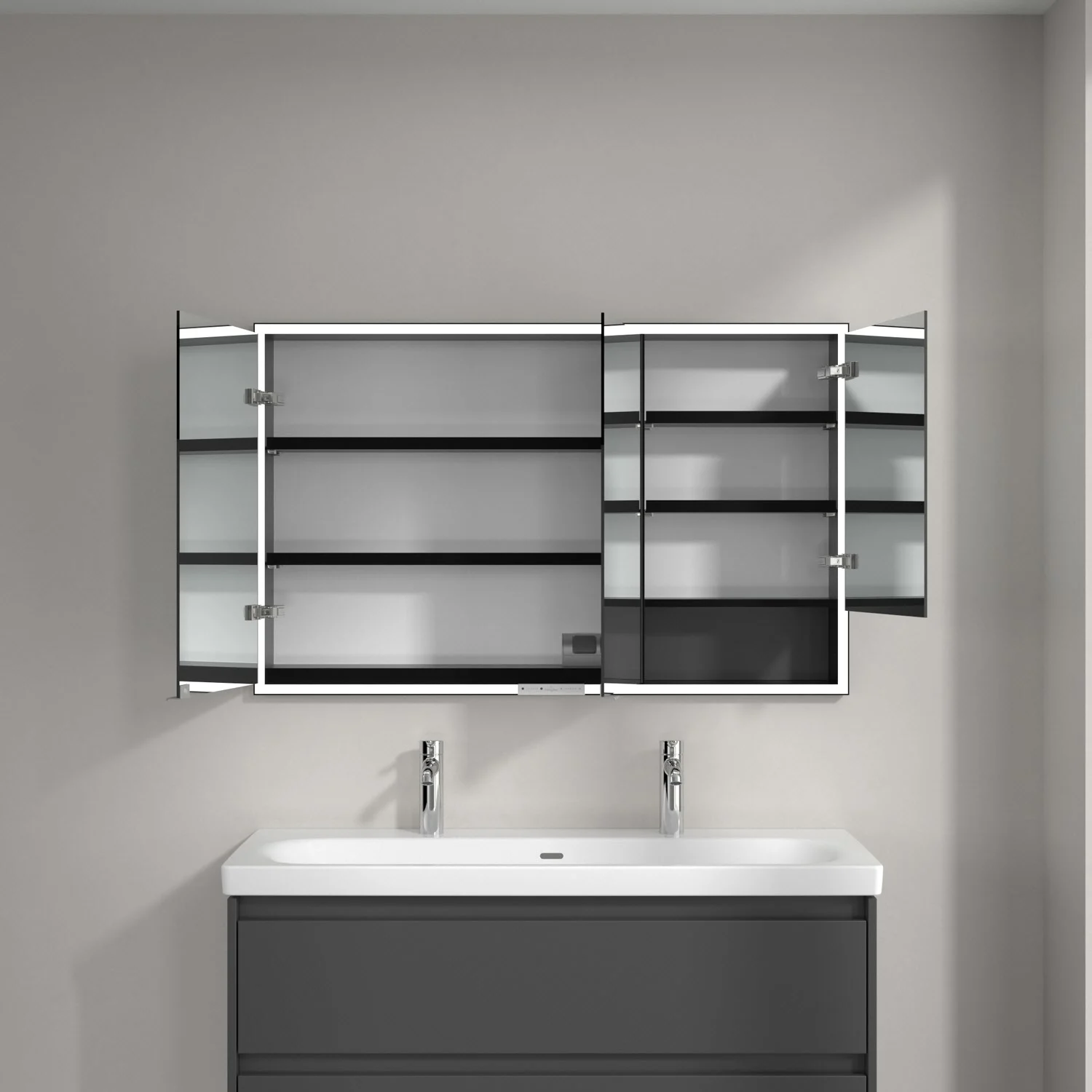 Villeroy & Boch My View+ Einbau-Spiegelschrank 120 x 75 cm Bild 3
