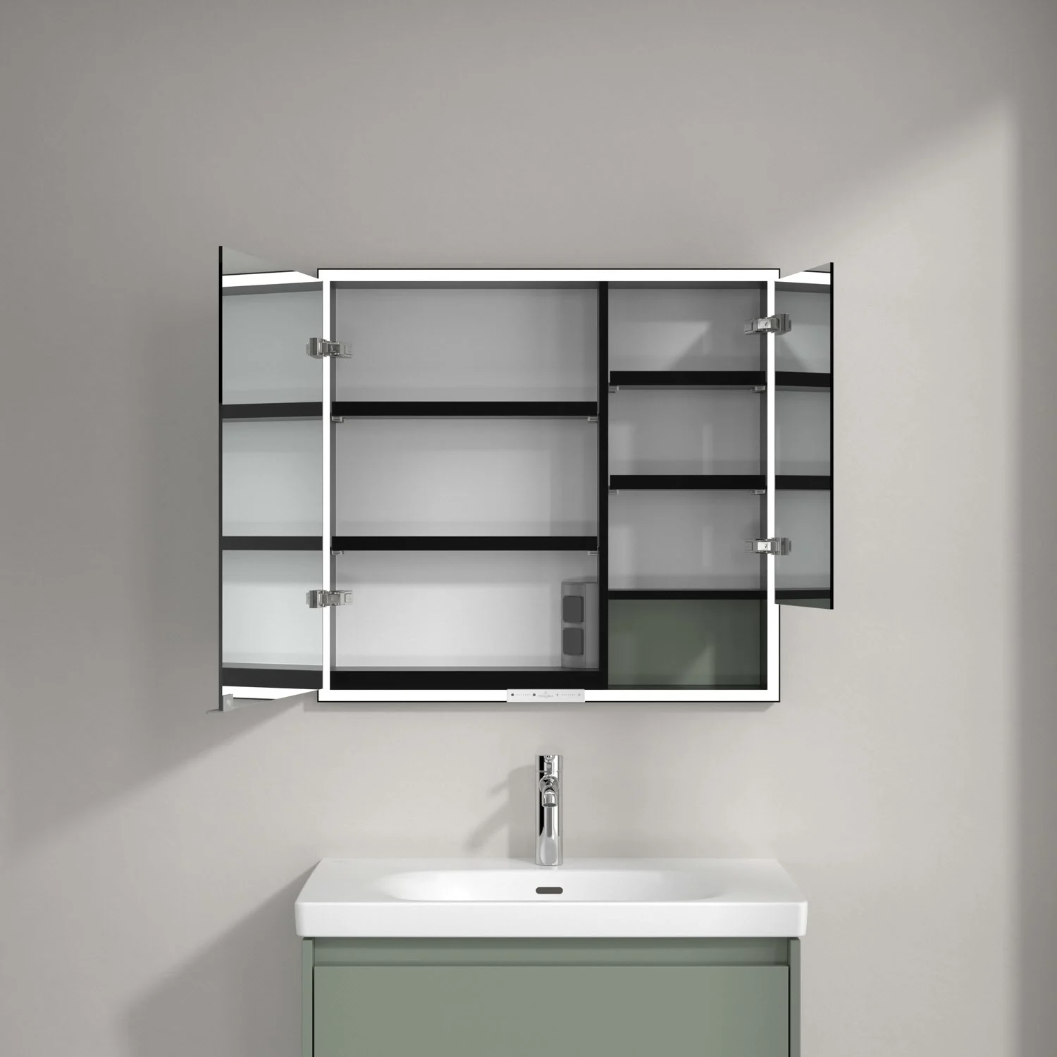 Villeroy & Boch My View+ Einbau-Spiegelschrank 80 x 75 cm Bild 3