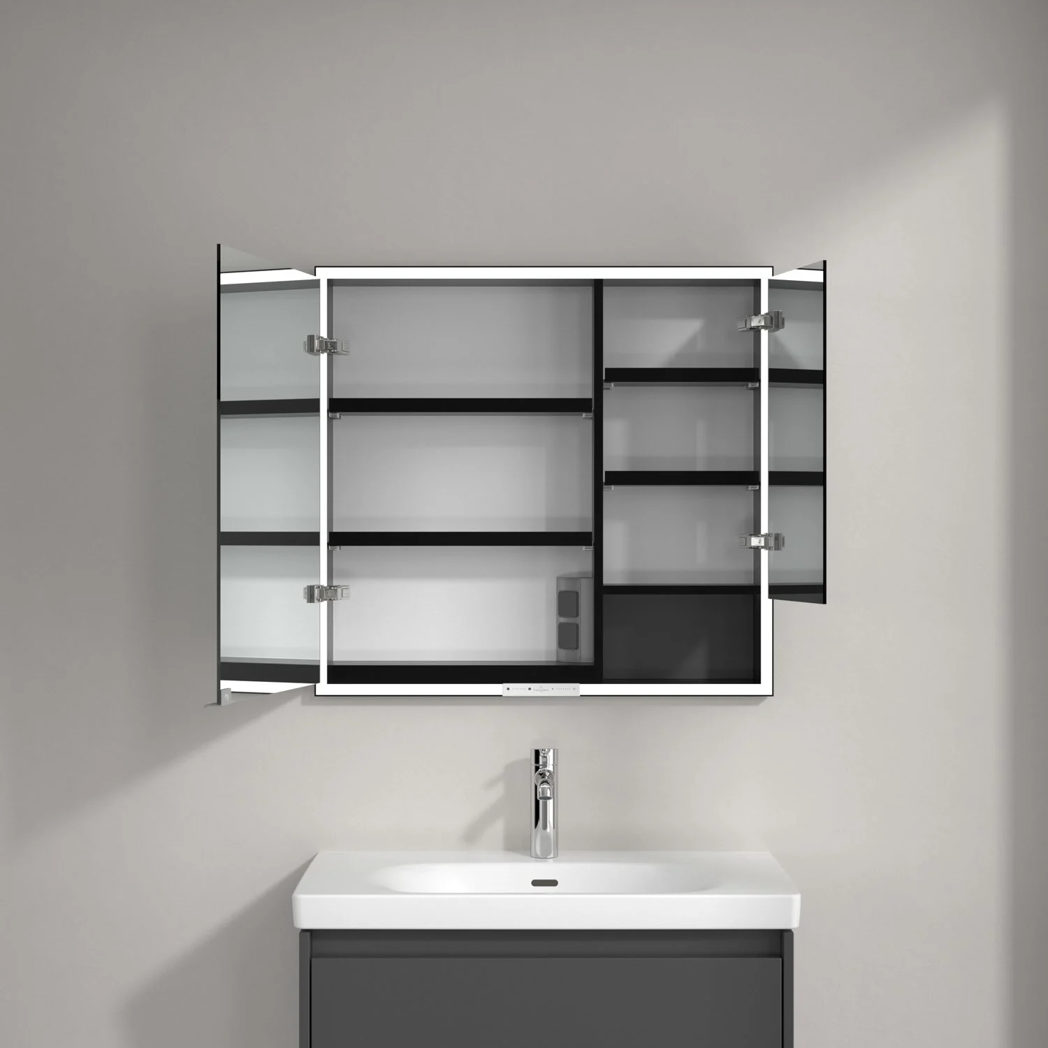 Villeroy & Boch My View+ Einbau-Spiegelschrank 80 x 75 cm Bild 3