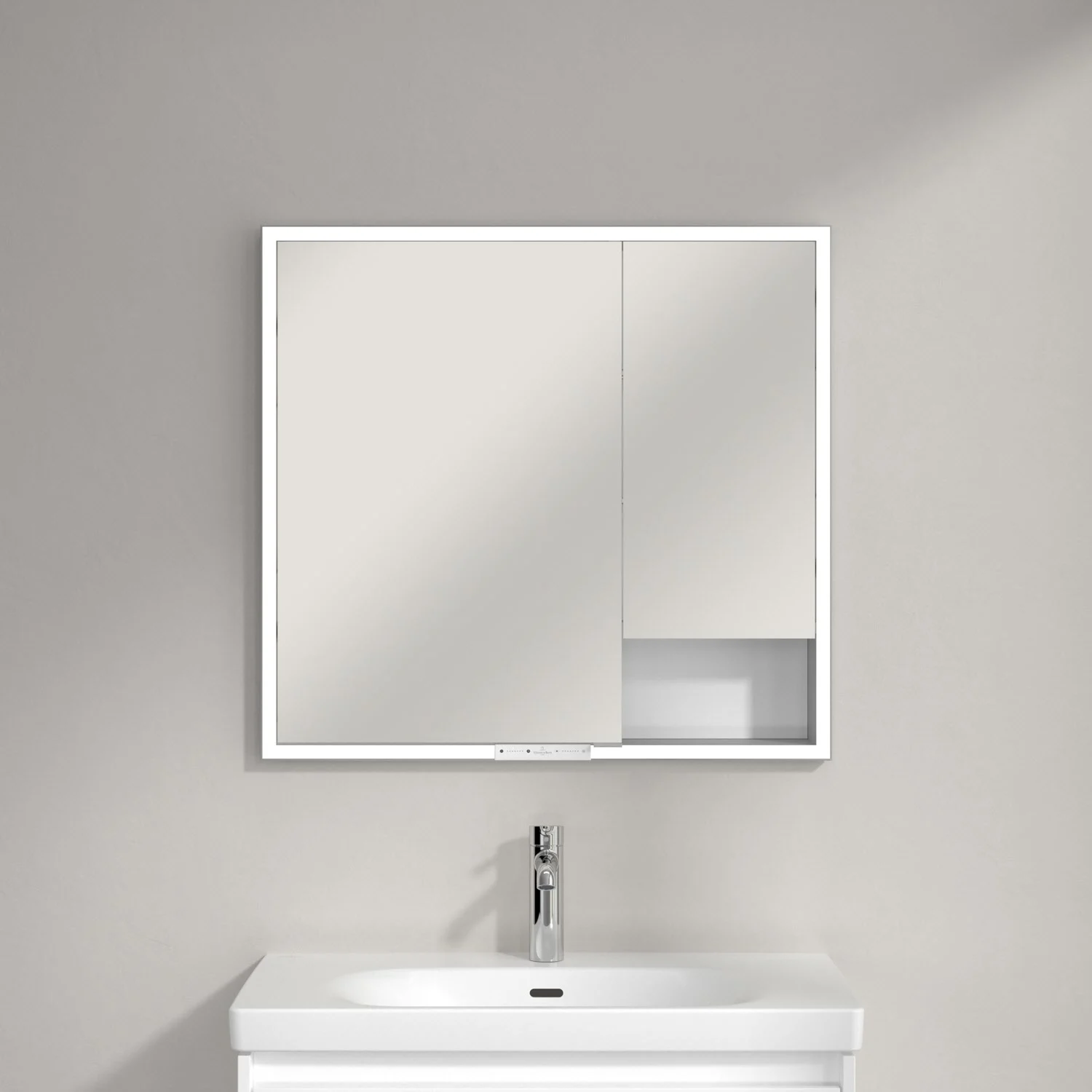 Villeroy & Boch My View+ Einbau-Spiegelschrank 80 x 75 cm Bild 4