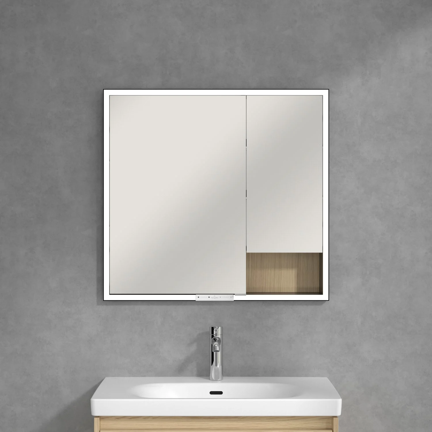 Villeroy & Boch My View+ Szafka łazienkowa z lustrem do zabudowy 80 x 75 cm Zdjęcie 4