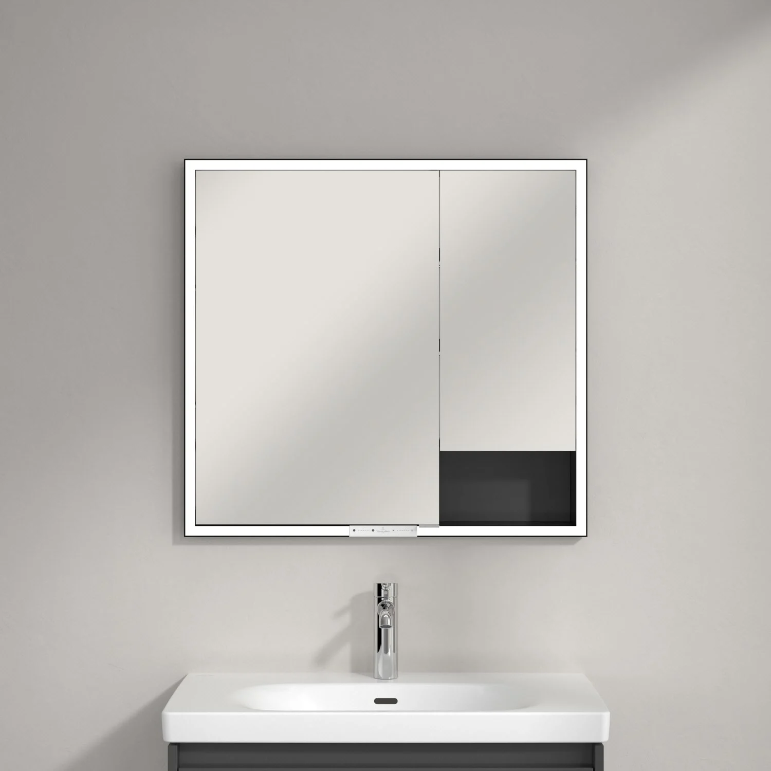 Villeroy & Boch My View+ Einbau-Spiegelschrank 80 x 75 cm Bild 4