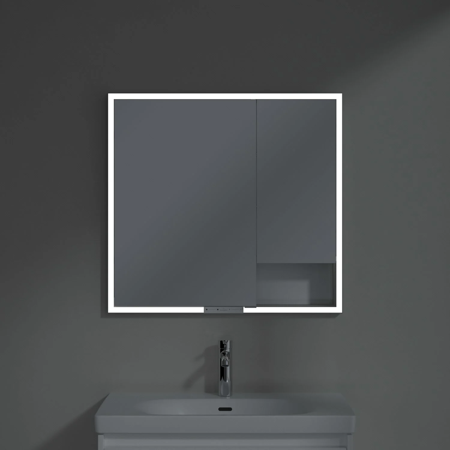 Villeroy & Boch My View+ Einbau-Spiegelschrank 80 x 75 cm Bild 6