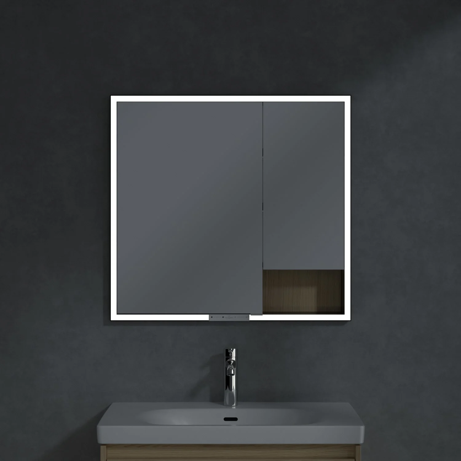 Villeroy & Boch My View+ Szafka łazienkowa z lustrem do zabudowy 80 x 75 cm Zdjęcie 6