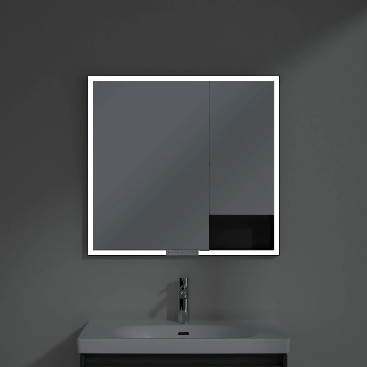 Villeroy & Boch My View+ Einbau-Spiegelschrank 80 x 75 cm Bild 6