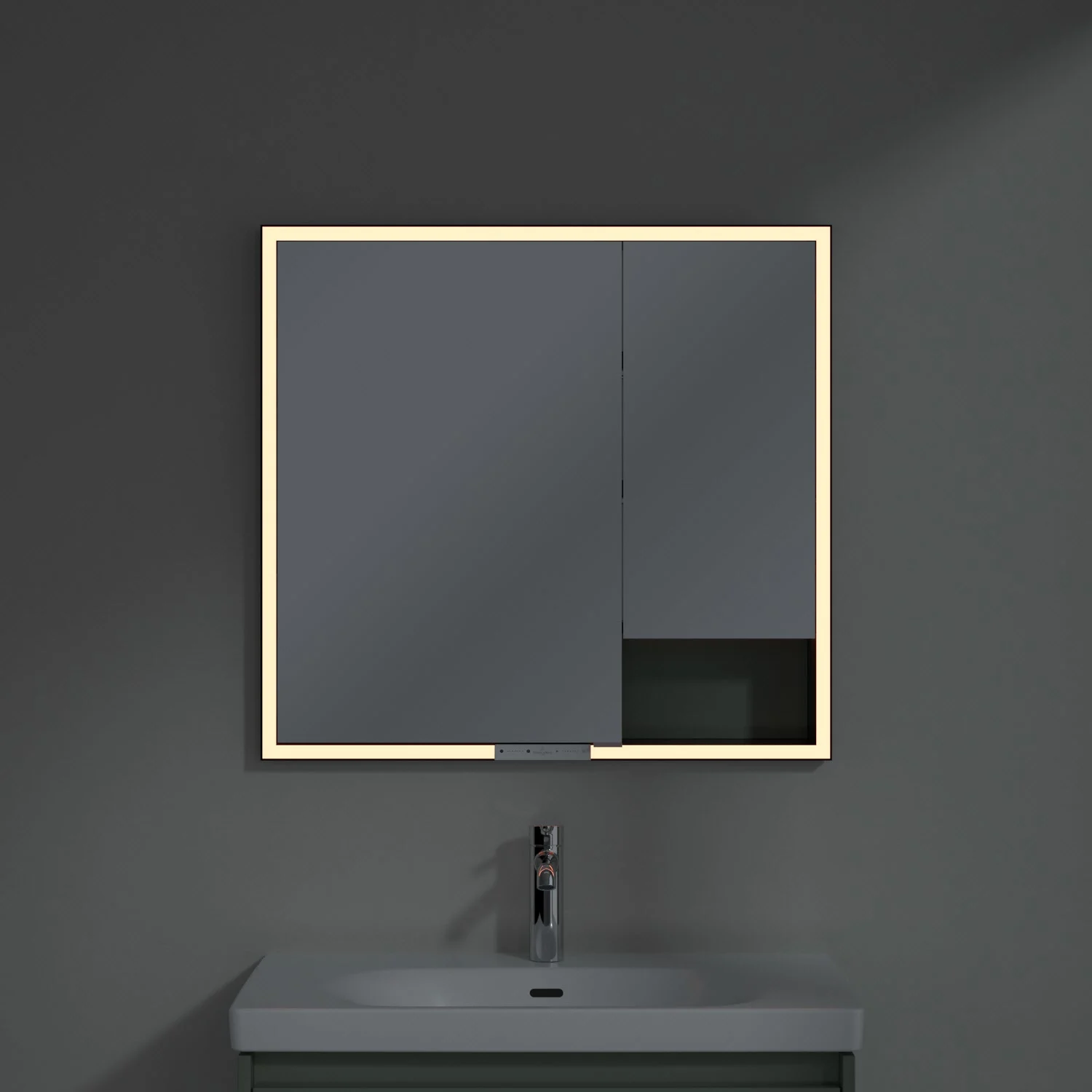 Villeroy & Boch My View+ Einbau-Spiegelschrank 80 x 75 cm Bild 7