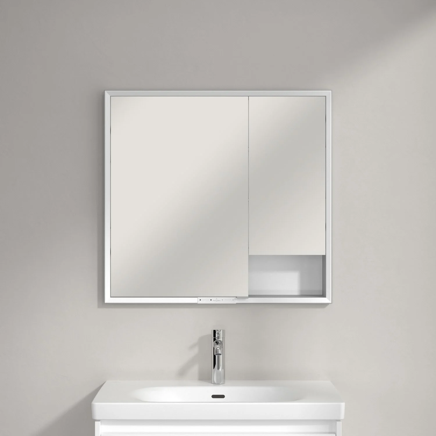 Villeroy & Boch My View+ Einbau-Spiegelschrank 80 x 75 cm Bild 8