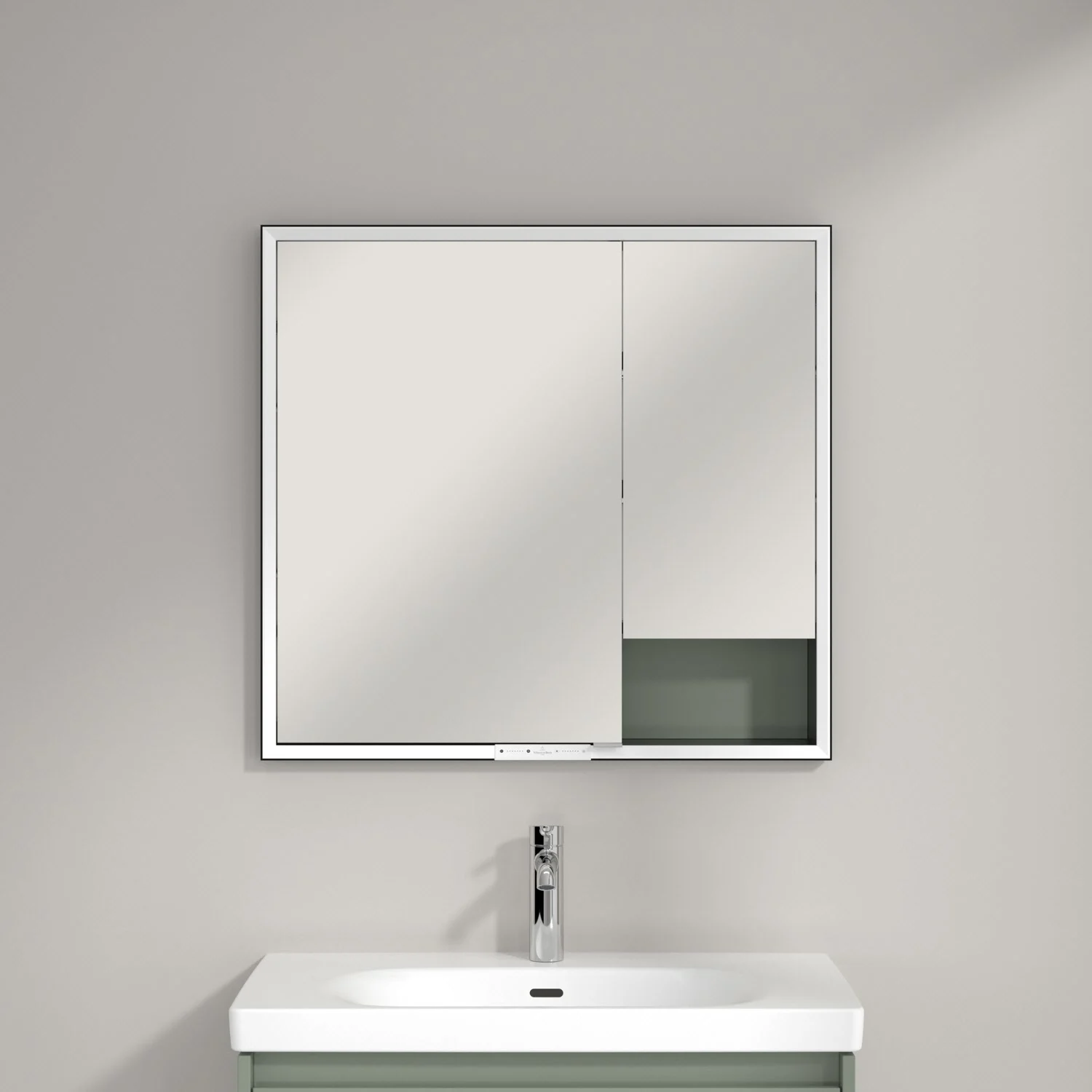 Villeroy & Boch My View+ Einbau-Spiegelschrank 80 x 75 cm Bild 8