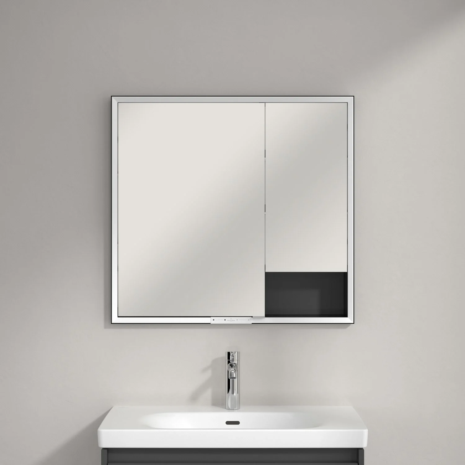 Villeroy & Boch My View+ Einbau-Spiegelschrank 80 x 75 cm Bild 8