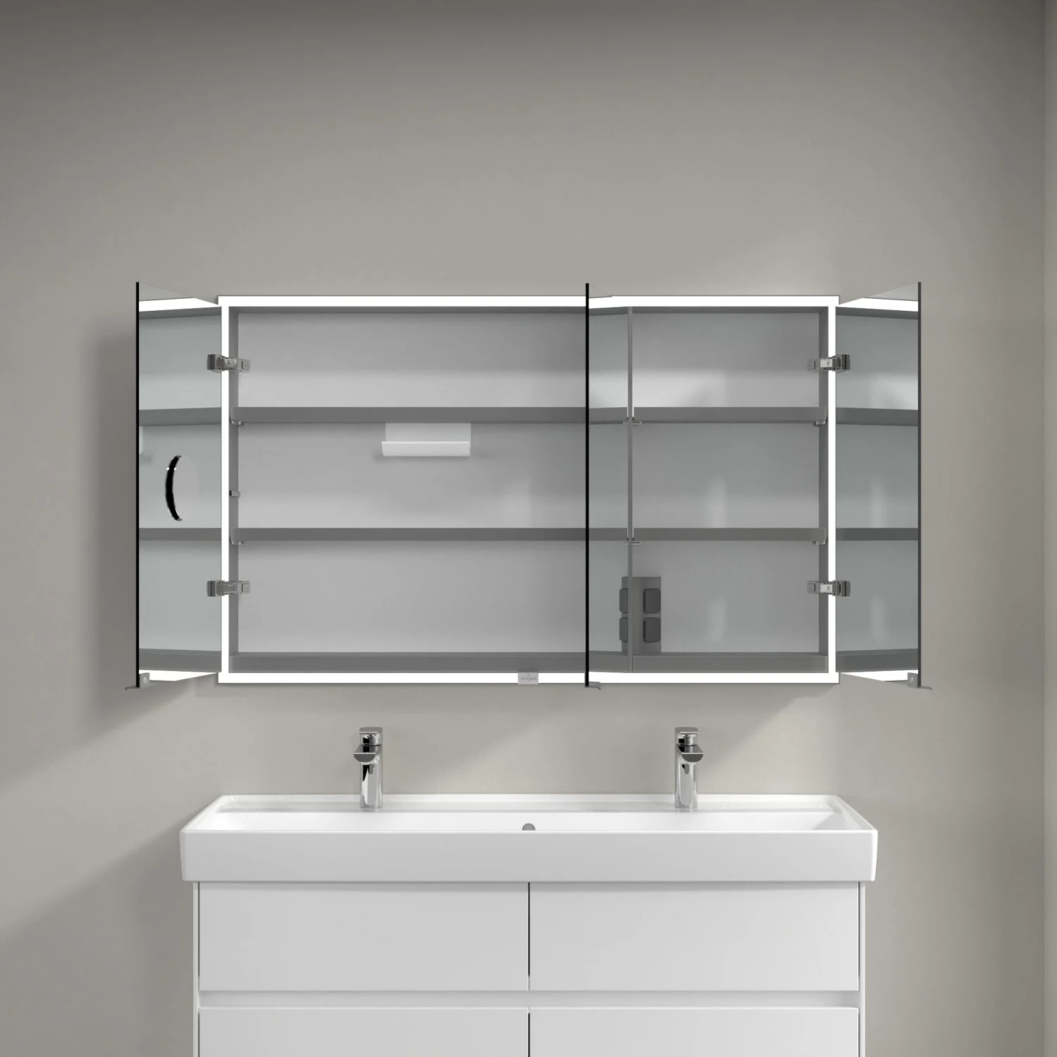 Villeroy & Boch My View Now Einbau-Spiegelschrank 120 cm, 3 Türen, mit Sensordimmer Bild 8