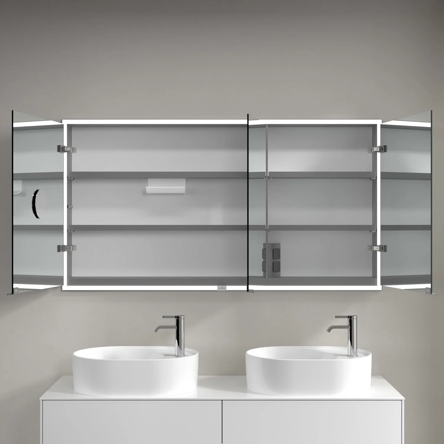 Villeroy & Boch My View Now Einbau-Spiegelschrank 140 cm, 3 Türen, mit Sensordimmer Bild 8