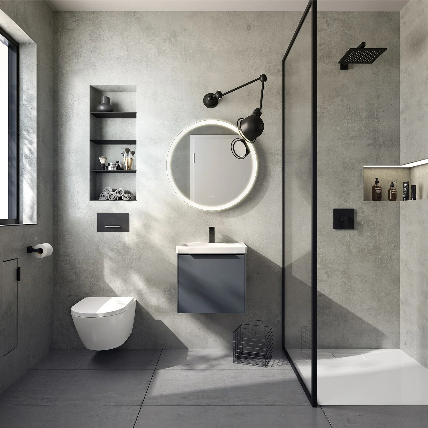 Villeroy & Boch Architectura Metalrim Duschwanne 90 x 90 x 1,5 cm Bild 4