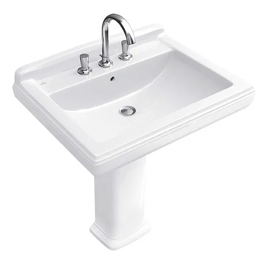 Villeroy & Boch Hommage Waschtisch 75,5 cm für 3-Loch Armatur