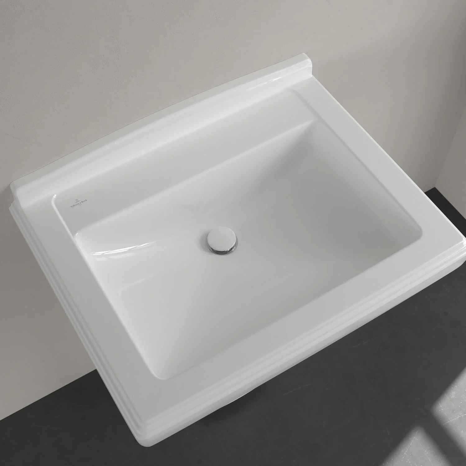 Villeroy & Boch Hommage Waschtisch 75,5 cm für 3-Loch Armatur Bild 3