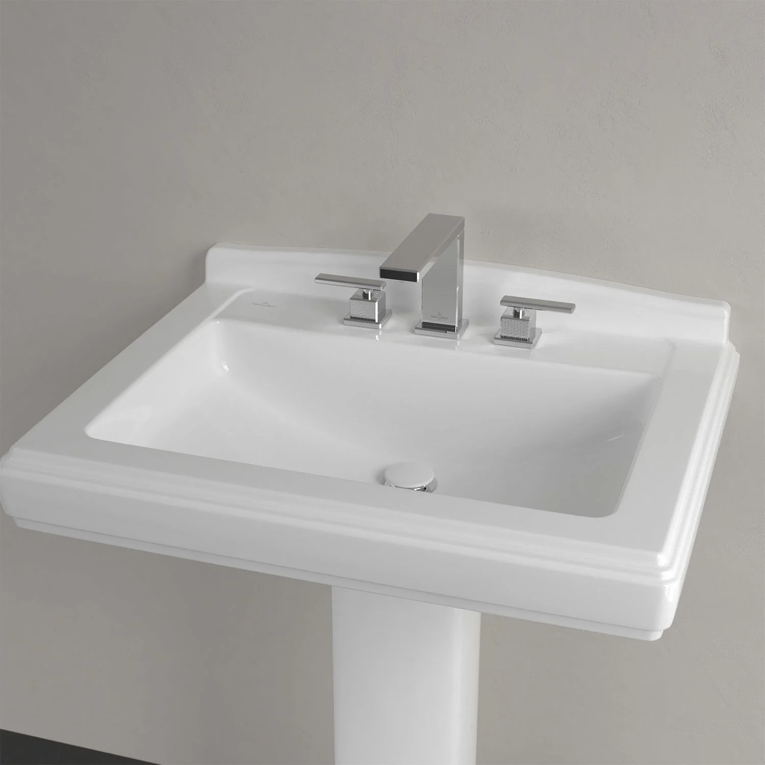 Villeroy & Boch Hommage Waschtisch 75,5 cm für 3-Loch Armatur Bild 6