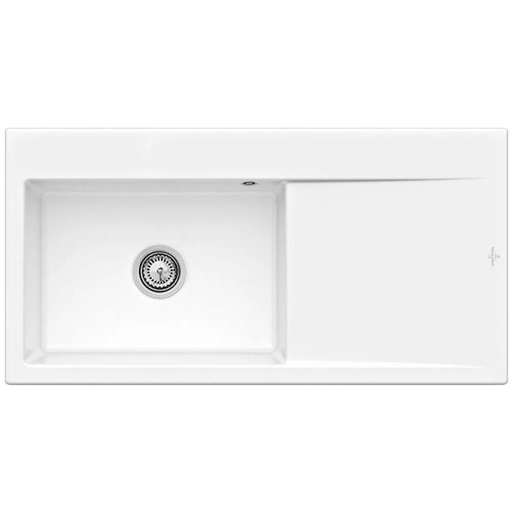 Villeroy & Boch Subway Style 60 Einbauspüle, Ablaufgarnitur mit Handbetätigung, Becken links Bild 2