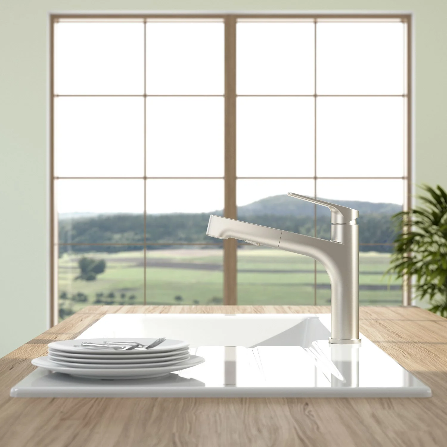 Villeroy & Boch Junis Sky Shower Einhebel Küchenarmatur Bild 6