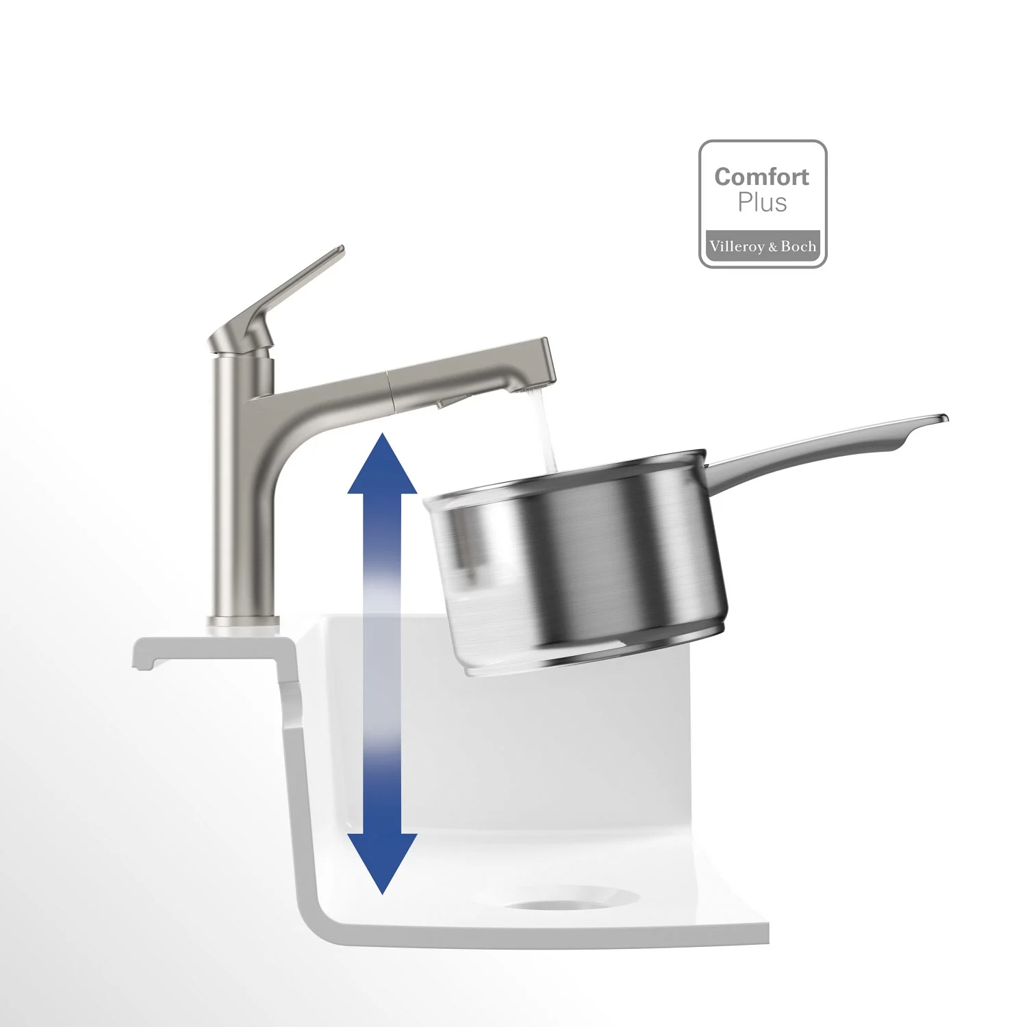 Villeroy & Boch Junis Sky Shower Einhebel Küchenarmatur Bild 9