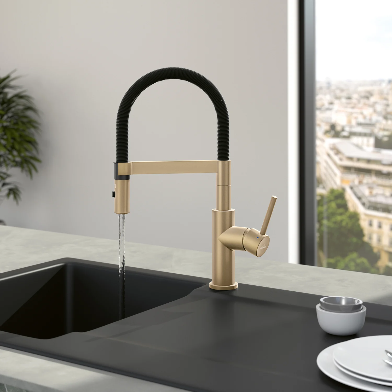 Villeroy & Boch Steel Expert Compact Einhebel Küchenarmatur Bild 2