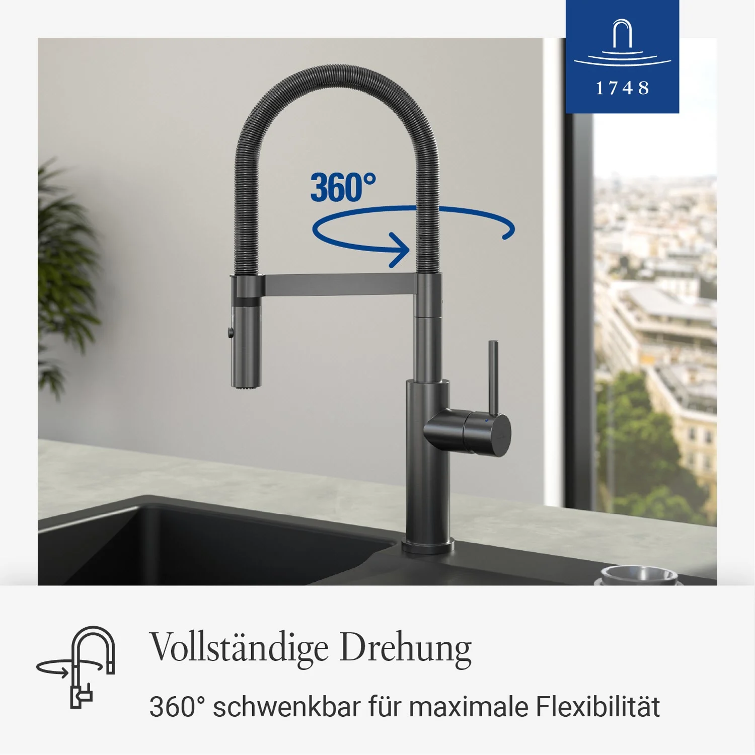 Villeroy & Boch Steel Expert 2.0 Einhebel Küchenarmatur Bild 5