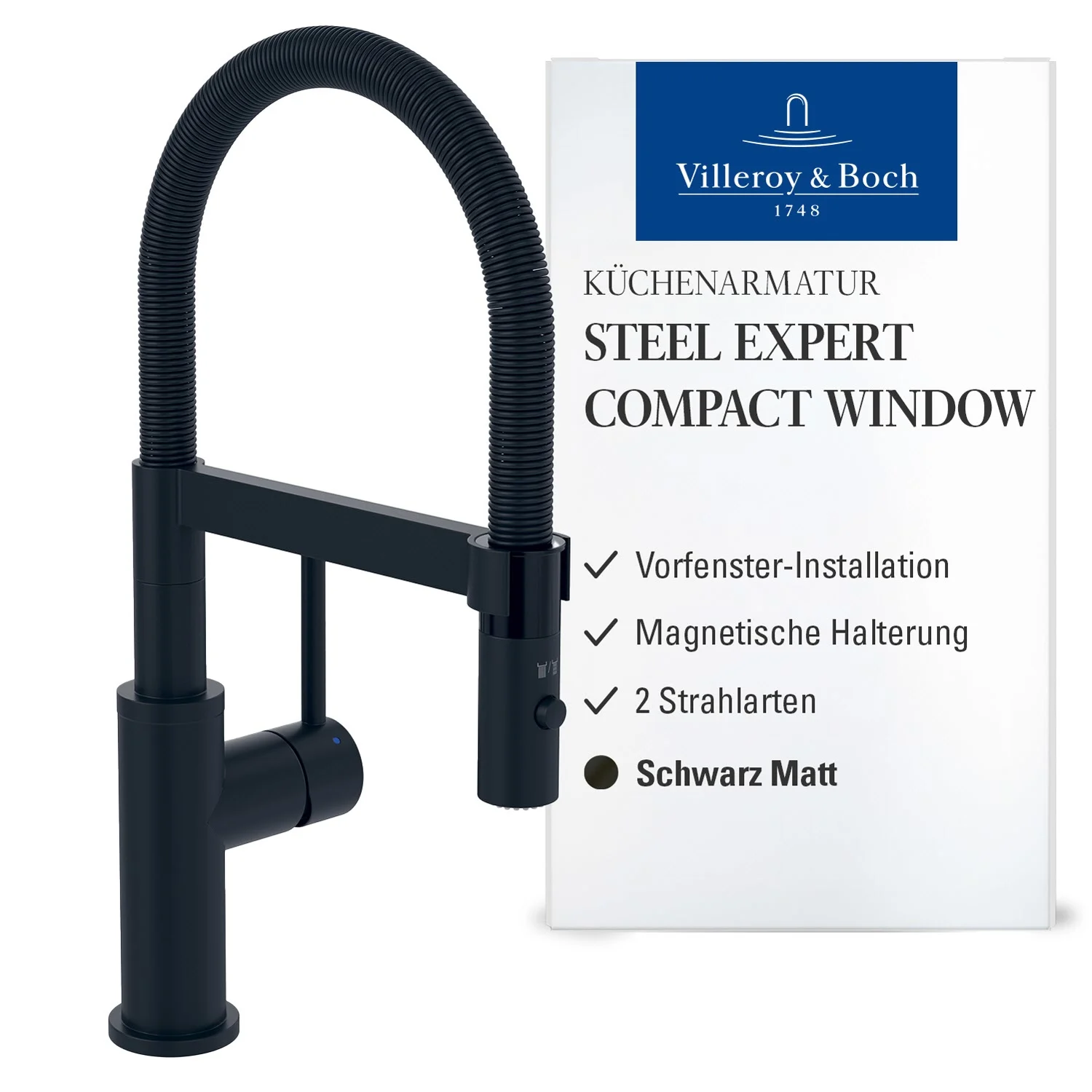 Villeroy & Boch Steel Expert Compact Window Küchenarmatur, aus Edelstahl Bild 3