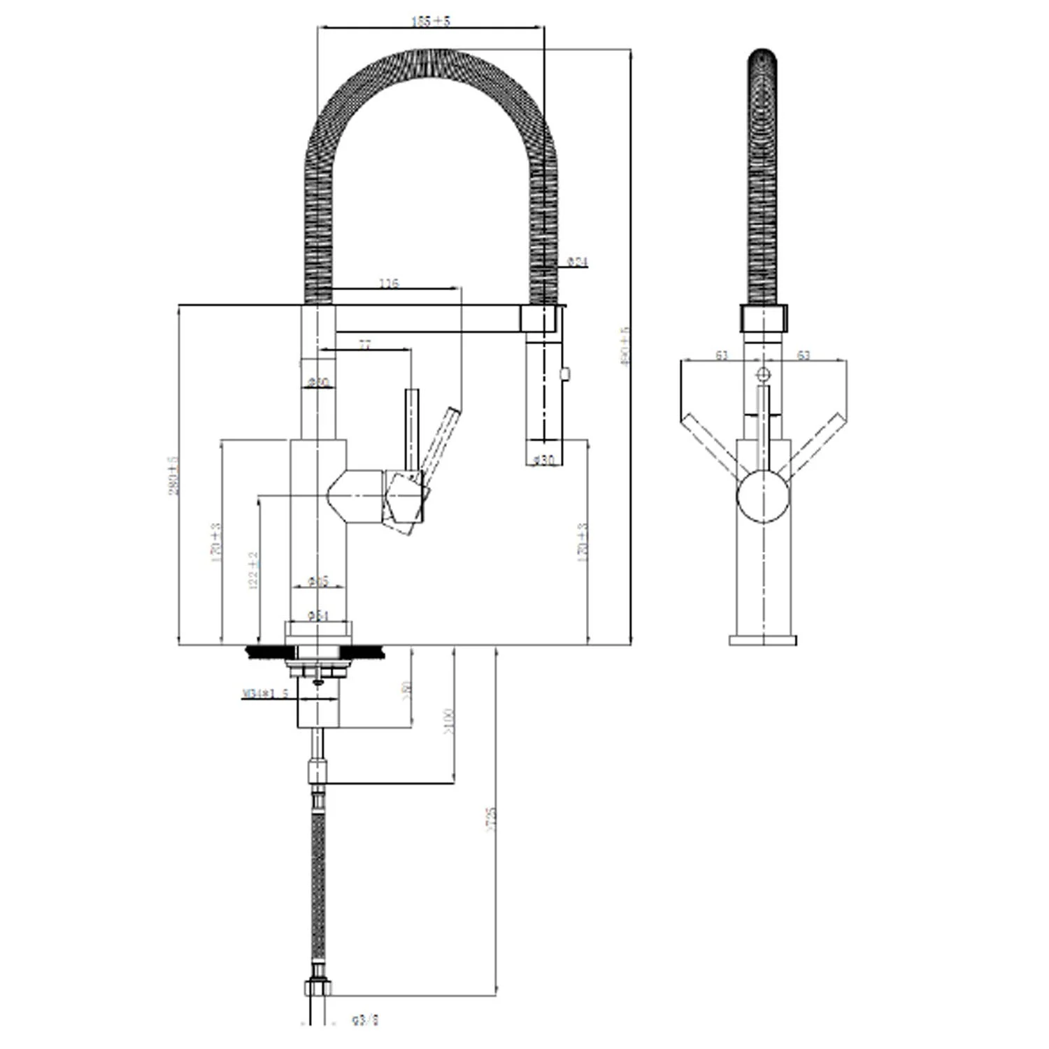Villeroy & Boch Steel Expert 2.0 Einhebel Küchenarmatur Bild 5