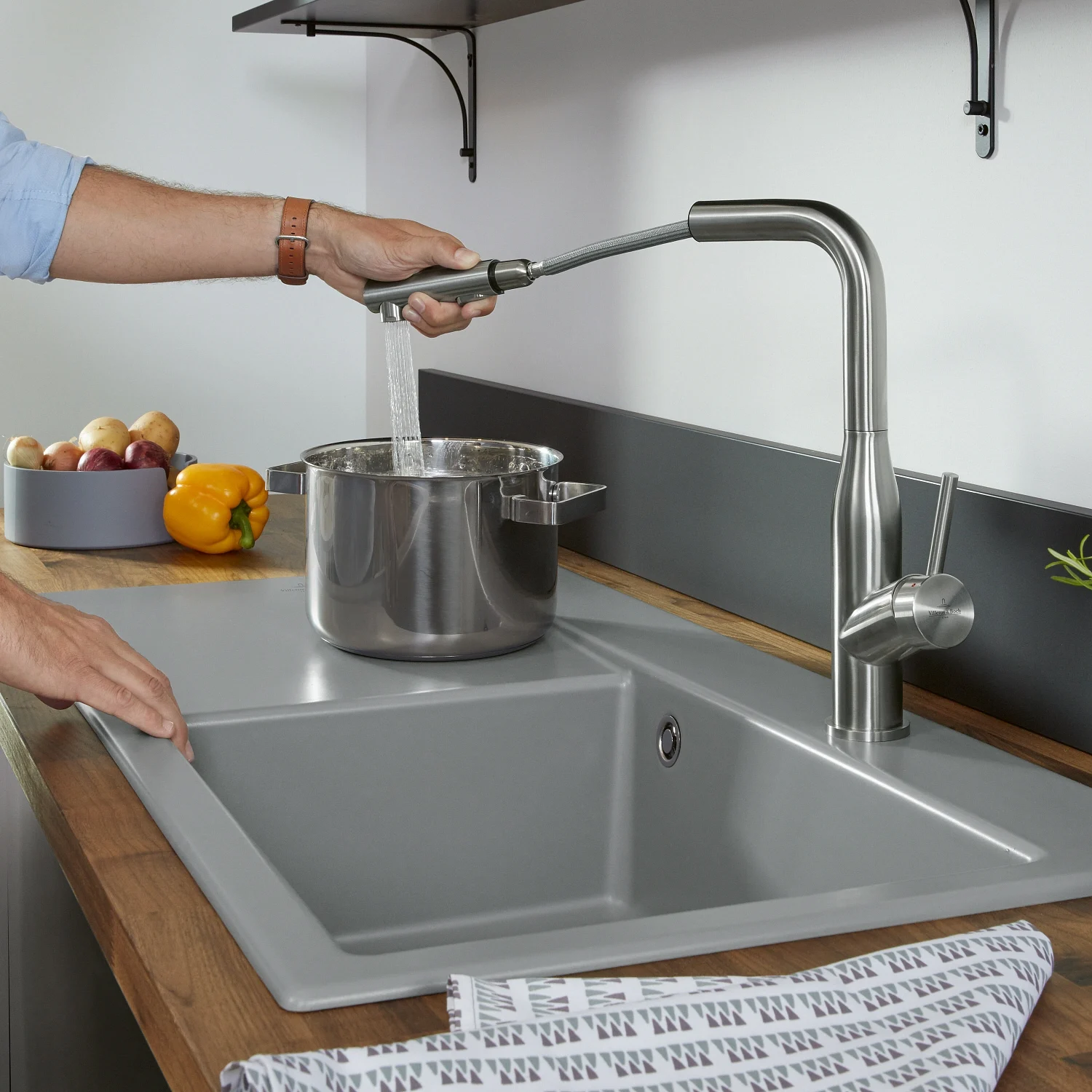 Villeroy & Boch Subway Style Shower Einhebel-Küchenarmatur Bild 3