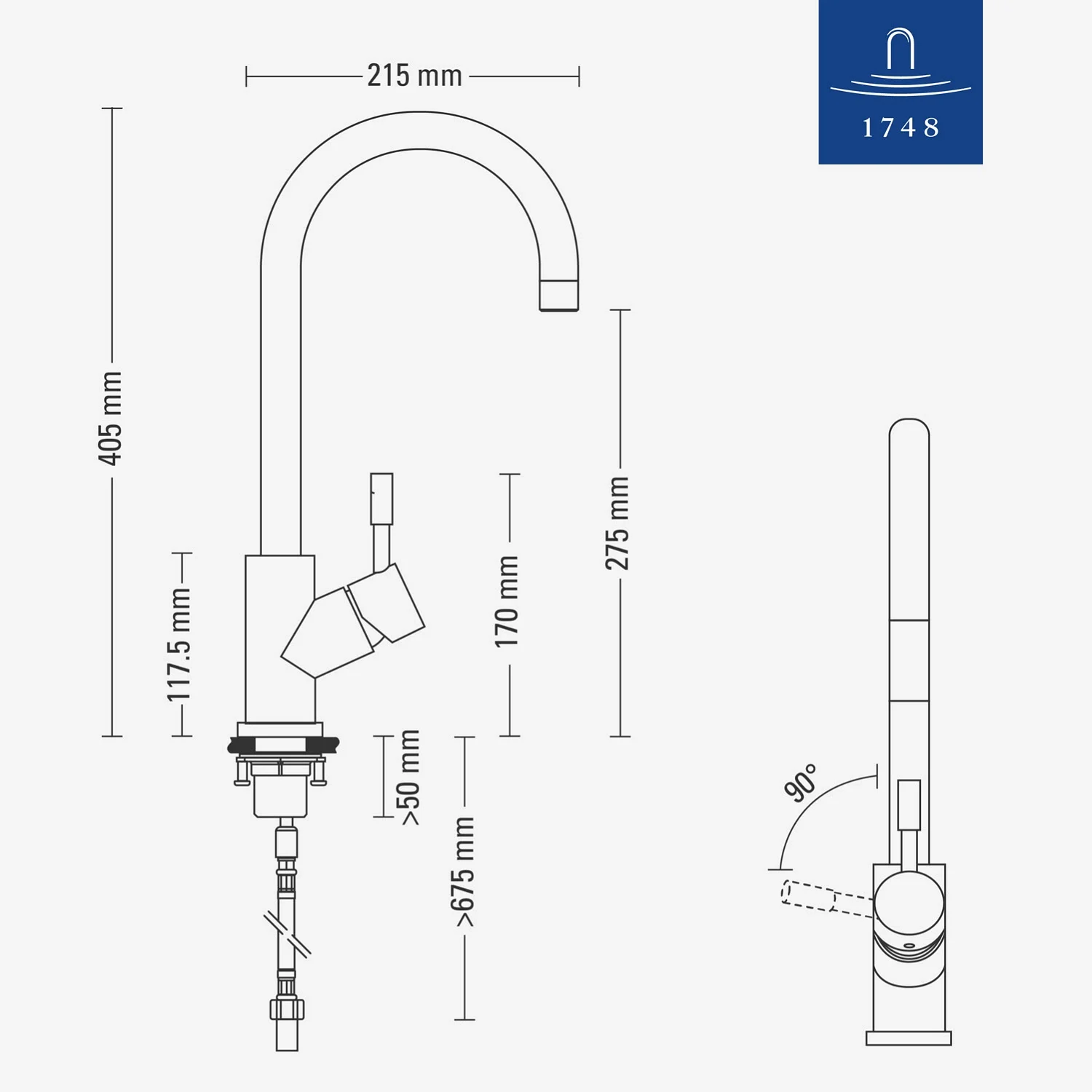 Villeroy & Boch Umbrella Einhebel-Küchenarmatur Bild 7