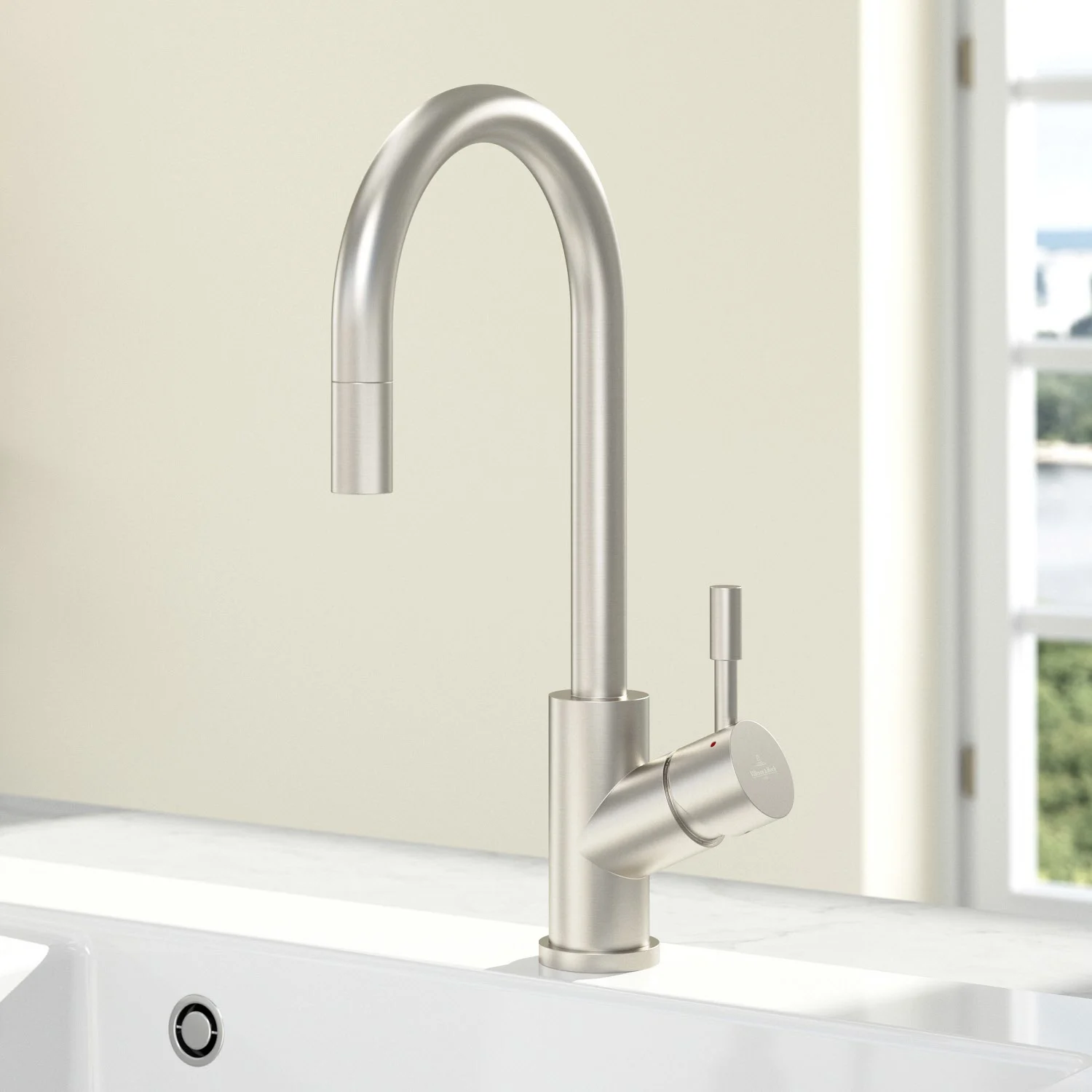 Villeroy & Boch Umbrella Flex Einhebel-Küchenarmatur mit Schlauchbrause