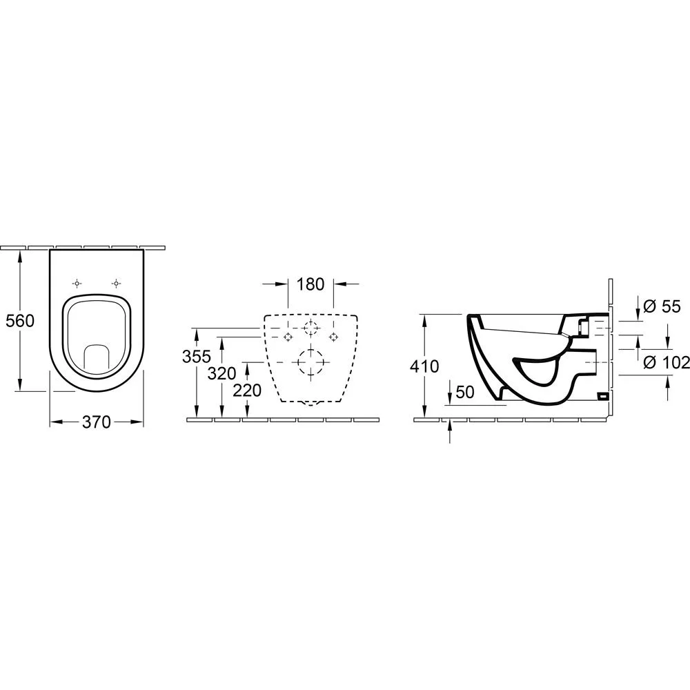 Villeroy & Boch Subway Wand-Flachspülklosett Bild 3