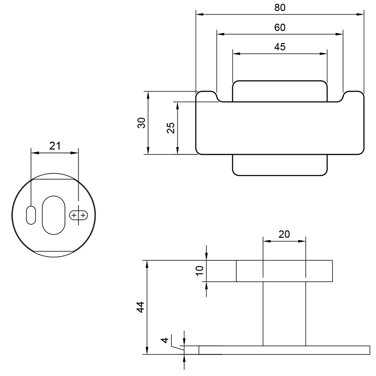 Villeroy & Boch Elements - Striking Doppel-Handtuchhaken Bild 2