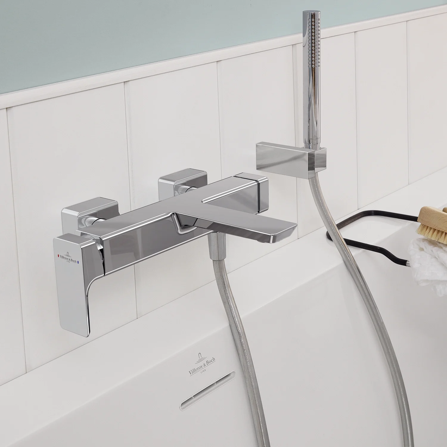 Villeroy & Boch Universal Showers Handbrausehalter eckig Bild 3