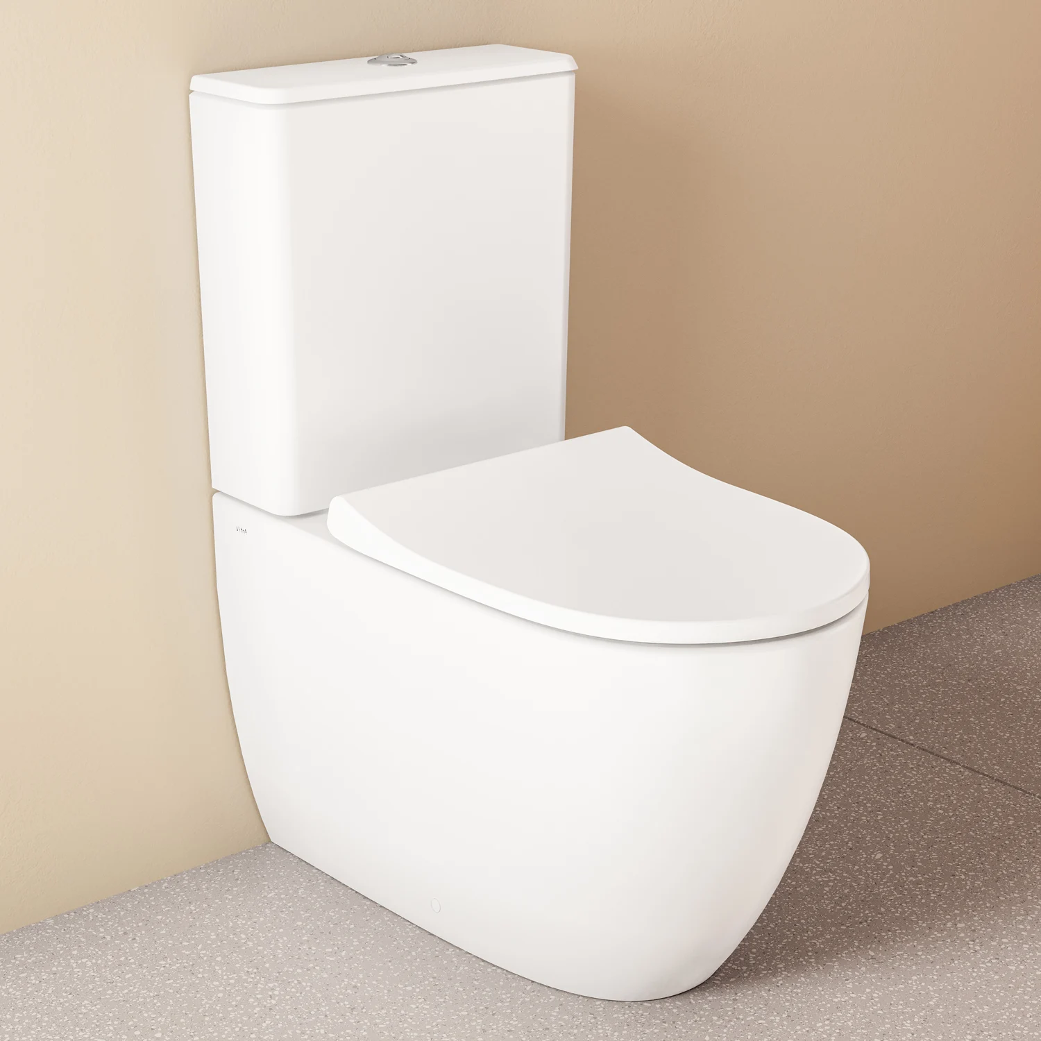 Biała toaleta w łazience, Vitra