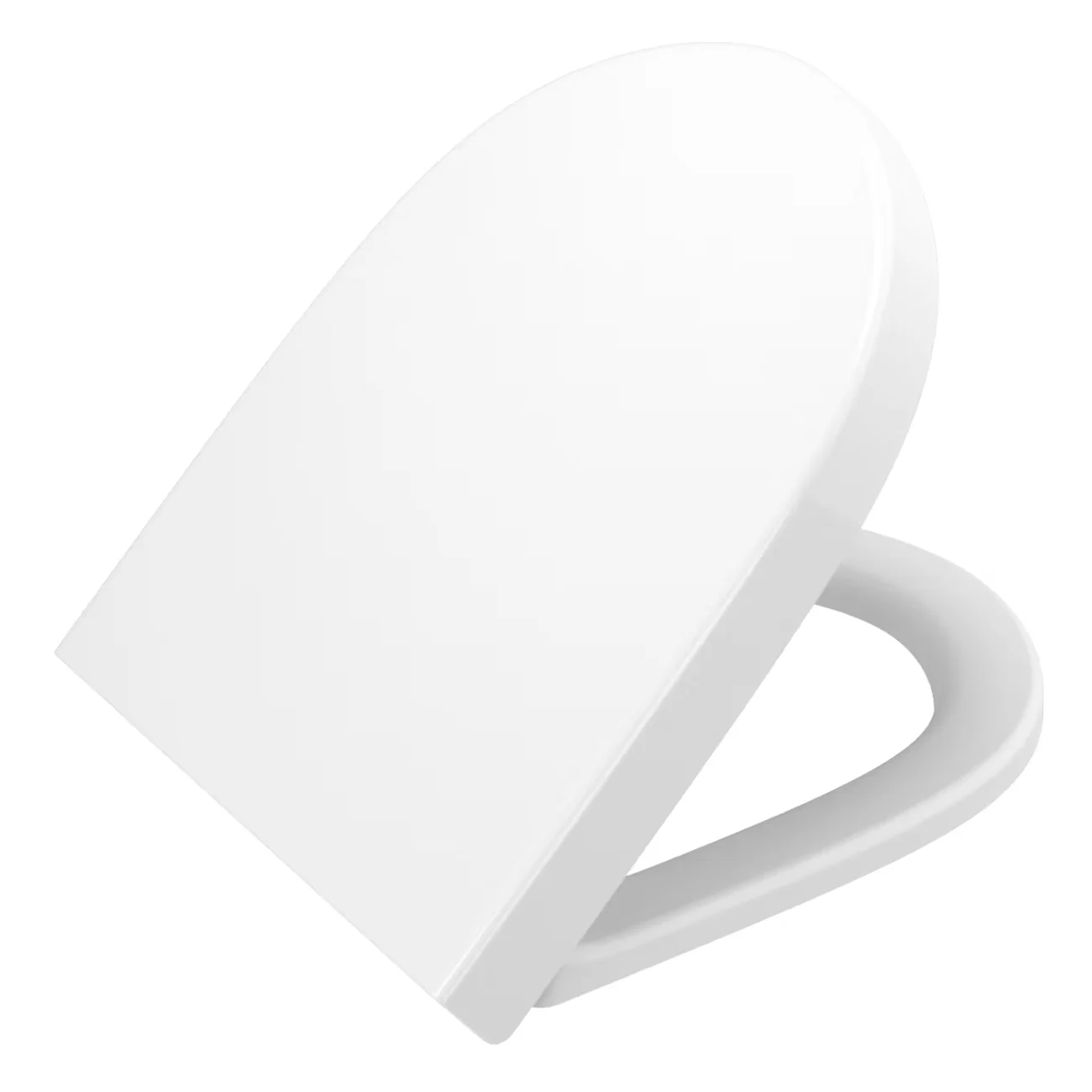 Zestaw toaletowy VitrA Sento – toaleta stojąca VitrA Flush 2.0 z systemem głębokiego spłukiwania bez obrzeża, z deską sedesową i spłuczką nasadową Zdjęcie 4