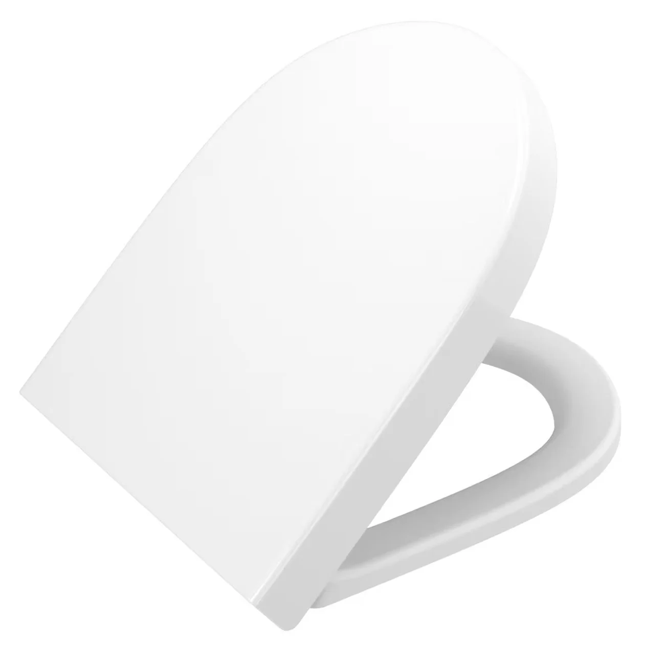 Zestaw toaletowy VitrA Sento z toaletą stojącą VitrA Flush 2.0 z systemem spłukiwania głębokiego bez obrzeża, z deską sedesową i spłuczką nasadową Zdjęcie 4