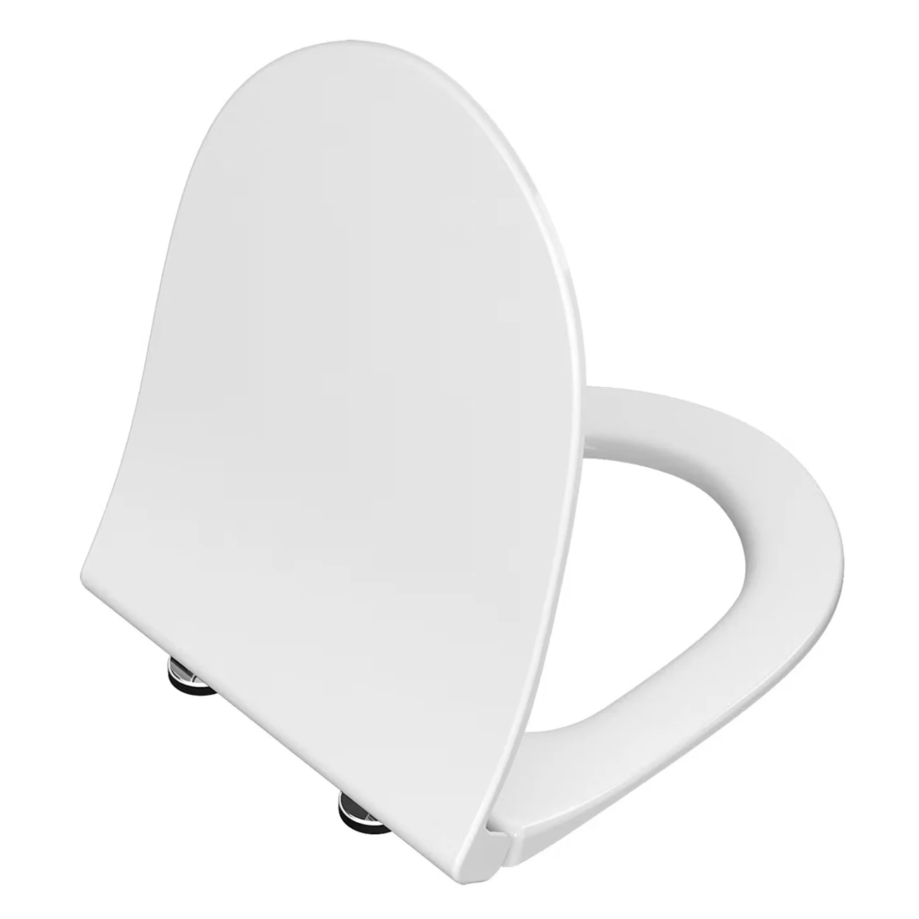 Zestaw toaletowy VitrA Sento z toaletą stojącą VitrA Flush 2.0 z systemem spłukiwania głębokiego bez obrzeża, z deską sedesową i spłuczką nasadową Zdjęcie 4