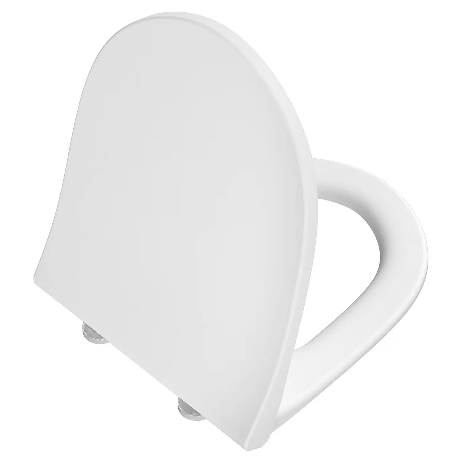 Zestaw toaletowy VitrA Sento do montażu na ścianie – VitrA Flush 2.0 z systemem głębokiego spłukiwania bez obrzeża spłukującego wraz z deską sedesową Slim Wrap Zdjęcie 10