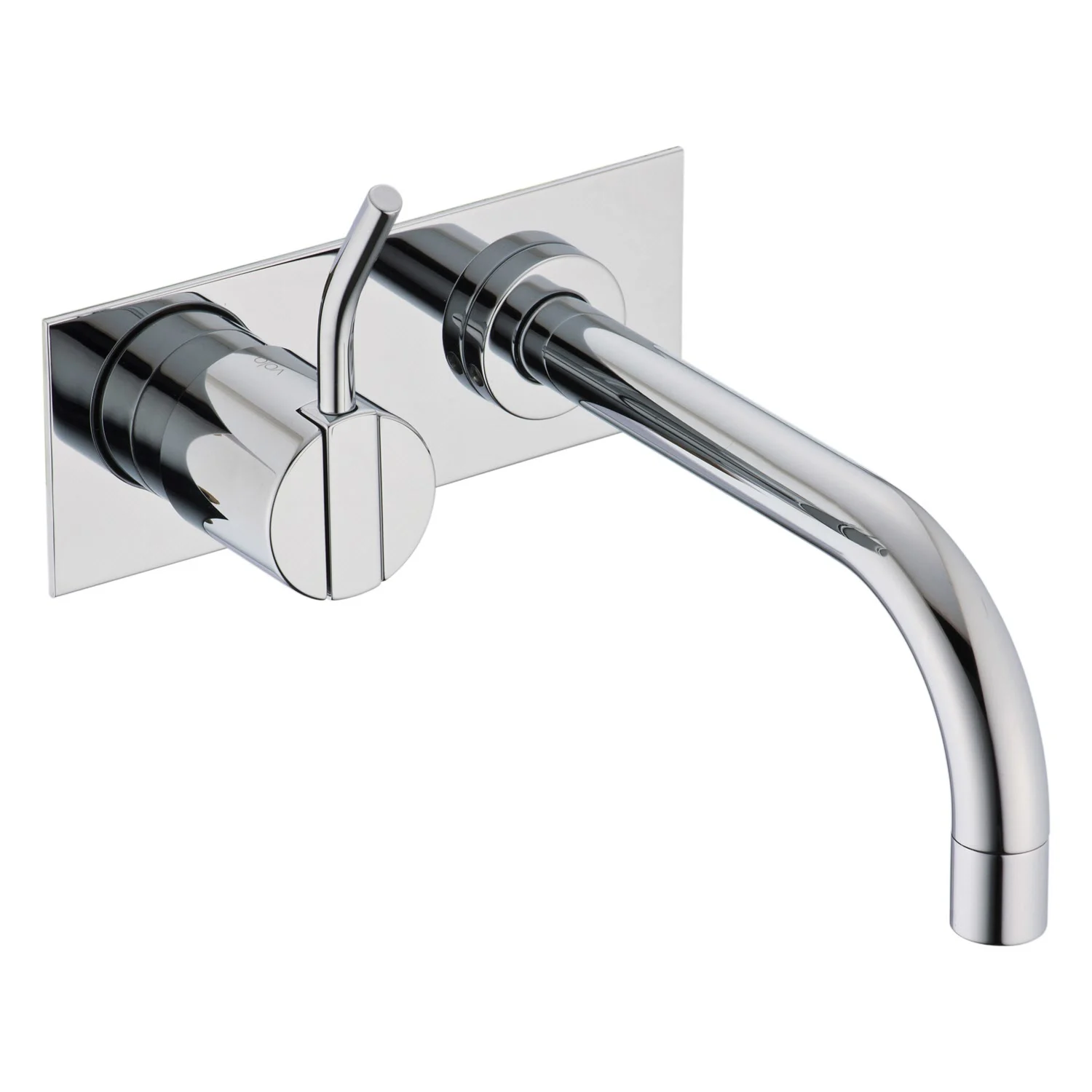 Vola Wand-Waschtisch-Eingriffmischer UP mit Auslauf rechts, Ausladung 16 cm