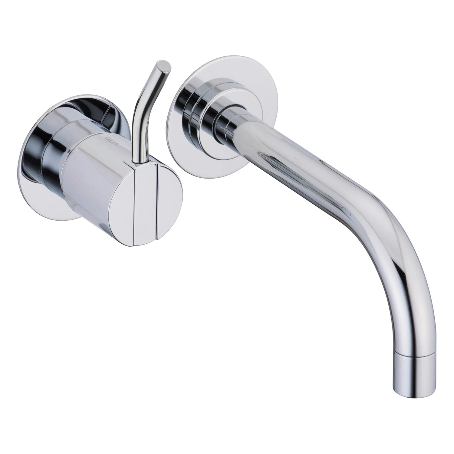 Vola Wand-Waschtisch-Eingriffmischer UP mit Auslauf rechts, Ausladung 16 cm