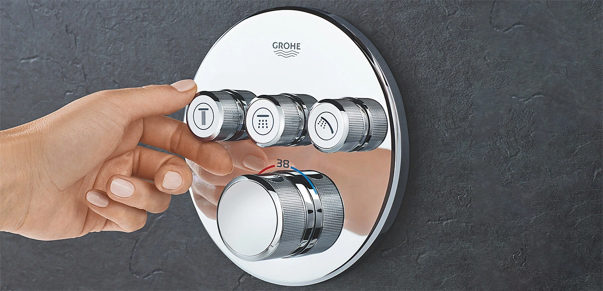 Wunderschne Grohe Up Armatur Ebenbildnull