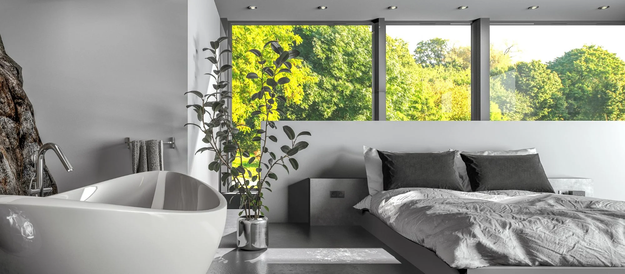 bad en suite: wir erklären den modernen wohntrend