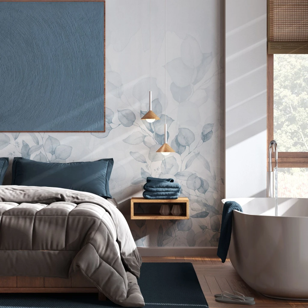 Bad en Suite im kleinen Stil