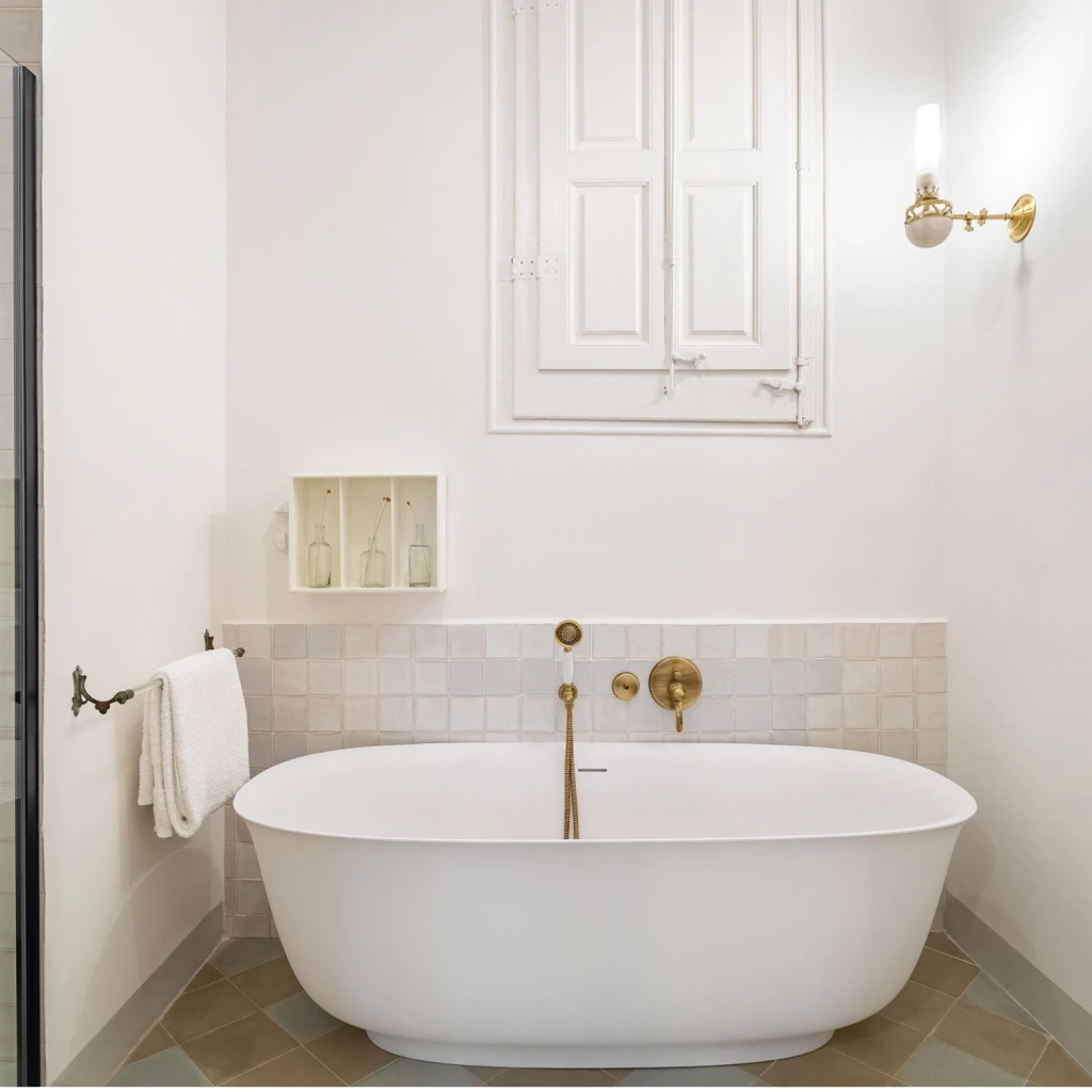 Retro Badezimmer im nostalgischen Charme