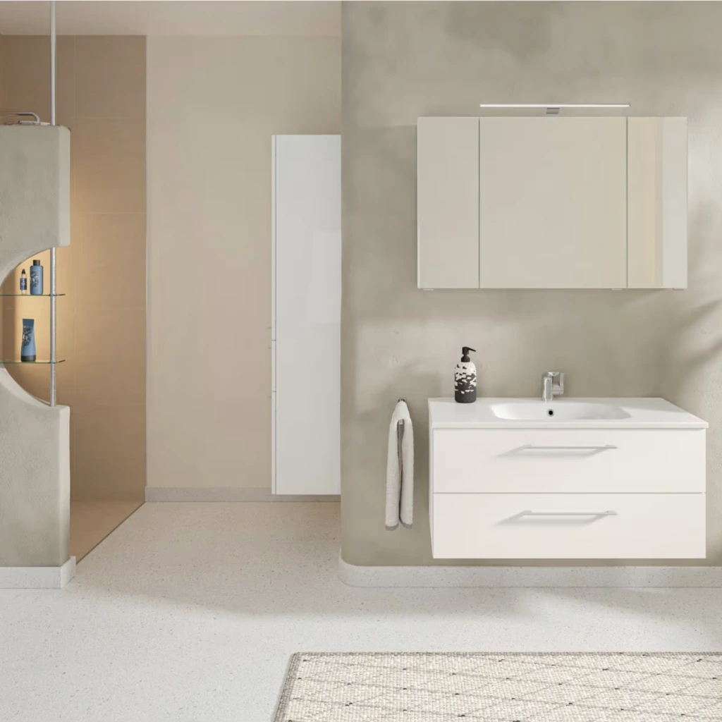 Steinkamp Joy 2.0 in einem beigen Bad