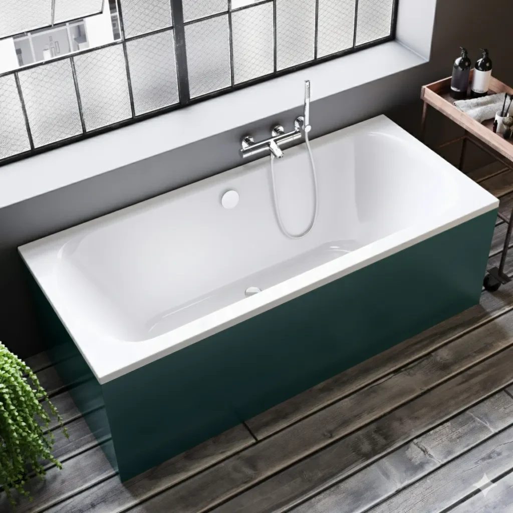 Steinkamp Life Badewanne im Industrial Stil (Bild erstellt mit generativer KI)