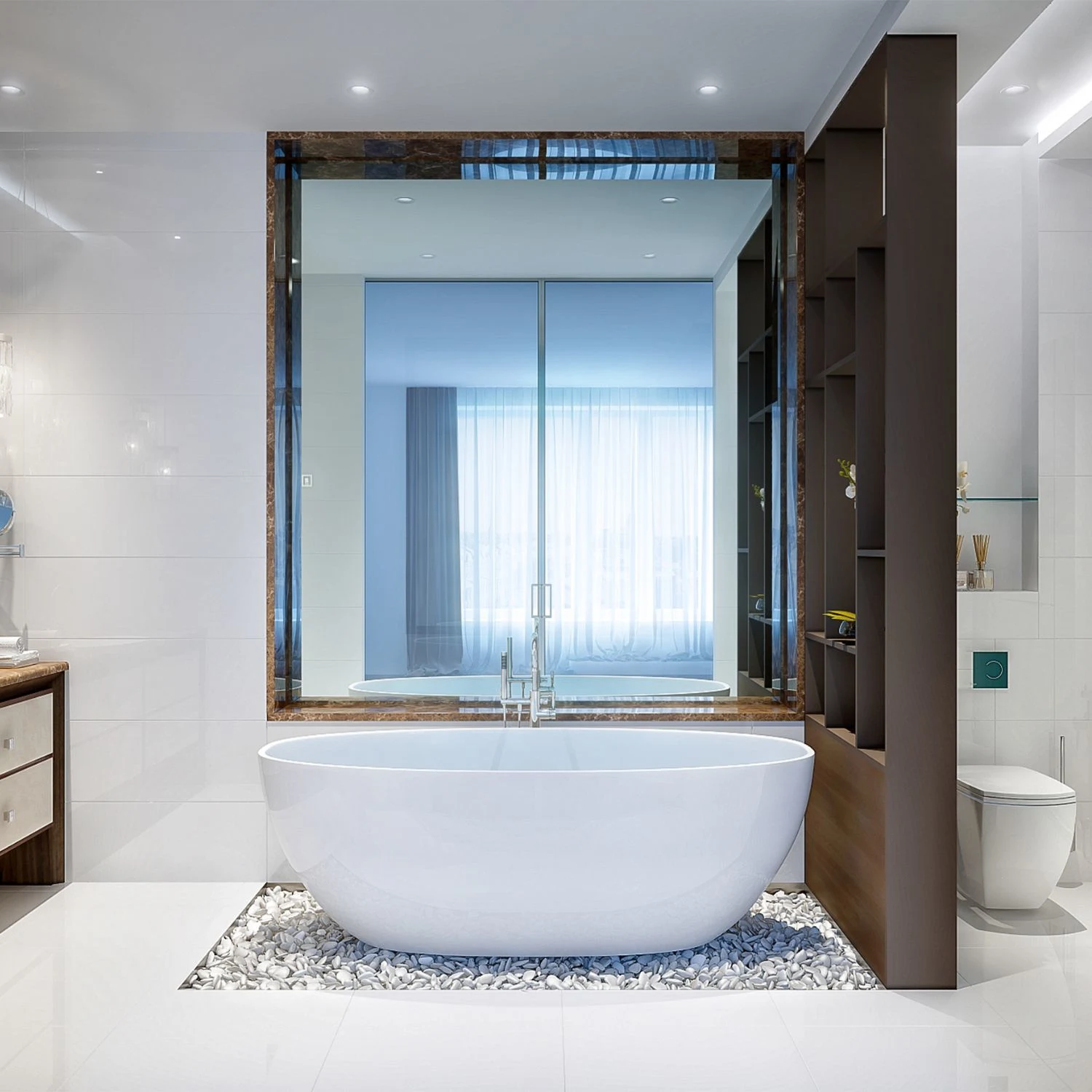 Regal- und Wandnischen im Badezimmer
