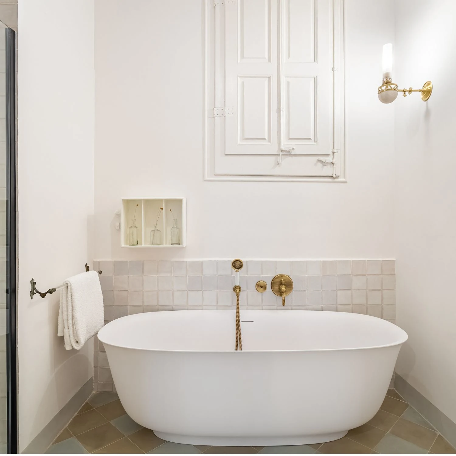 Retro Badezimmer im nostalgischen Charme