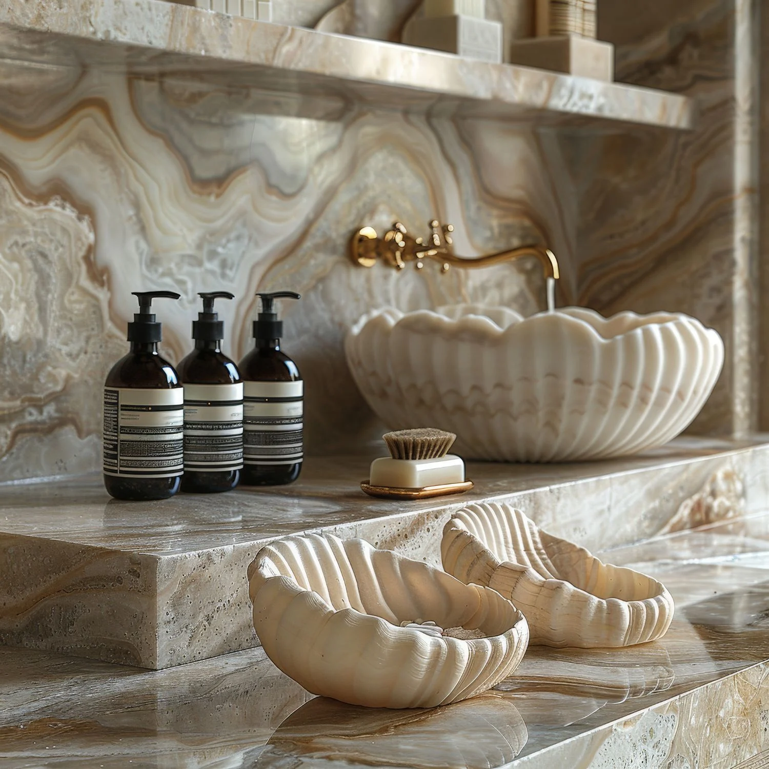 Maritime Accessoires in Muschelform