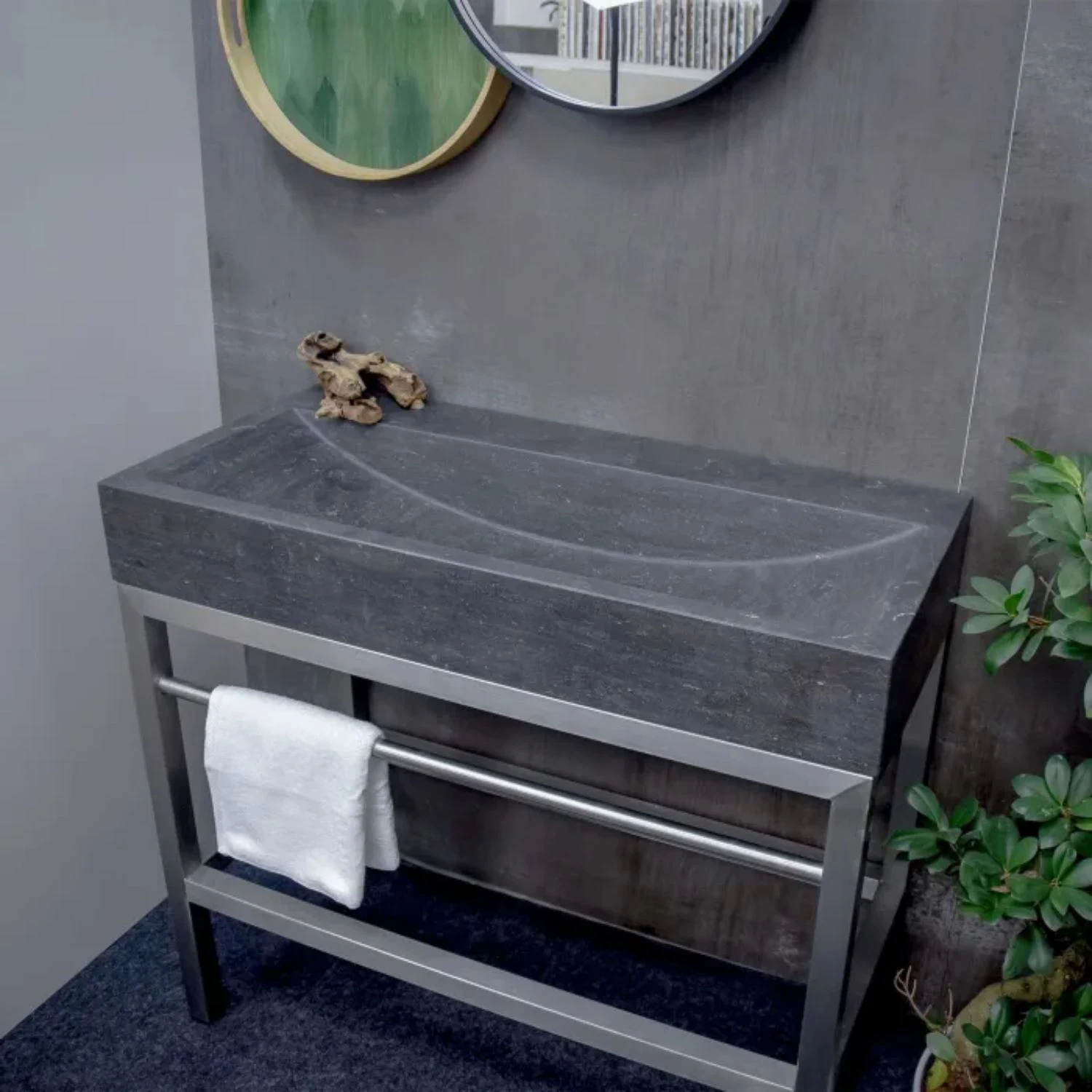 Stone Naturstein Waschtisch von Megabad