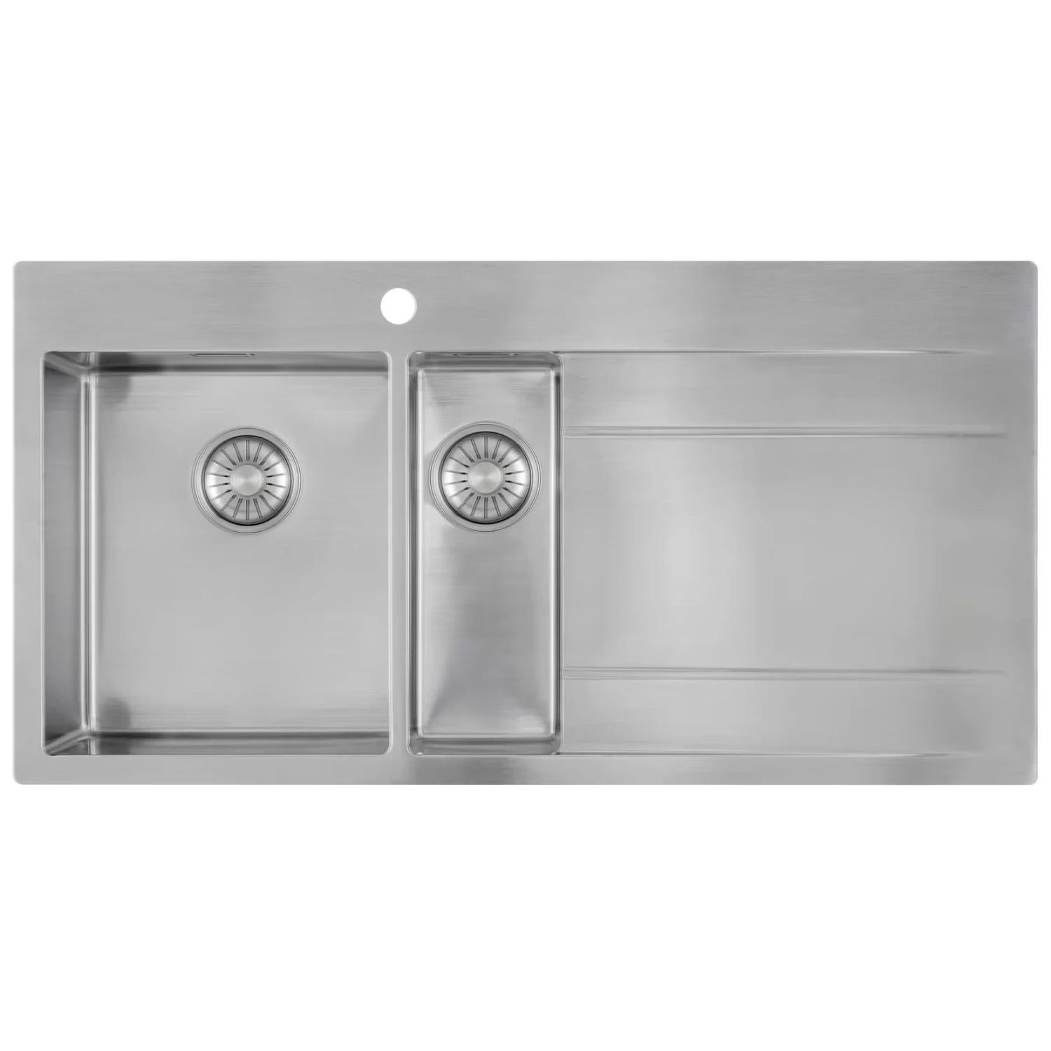 Edelstahl Küchenspüle aus der Living Kitchen Serie von der Megabad Profi Collection